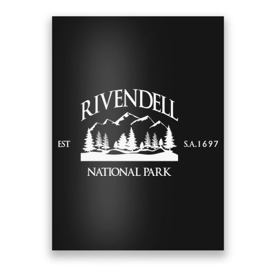 Rivendell National Park Lotr Poster