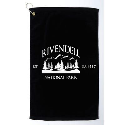 Rivendell National Park Lotr Golf Towel