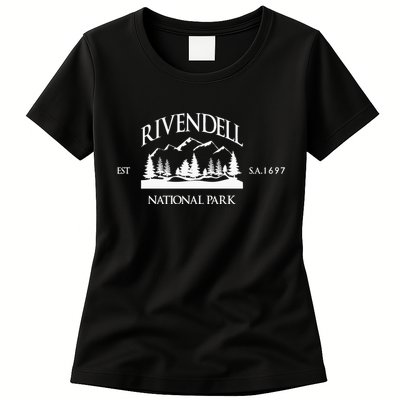 Rivendell National Park Lotr Womens T-Shirt
