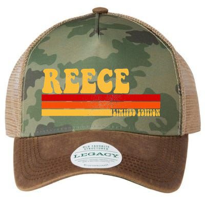 Reece Name Personalized Idea Retro Vintage Reece Legacy Tie Dye Trucker Hat