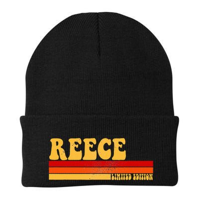Reece Name Personalized Idea Retro Vintage Reece Beanie