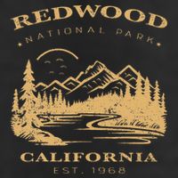 Redwood National Park Hiking Camping Cool Comfort Performance Bucket Hat