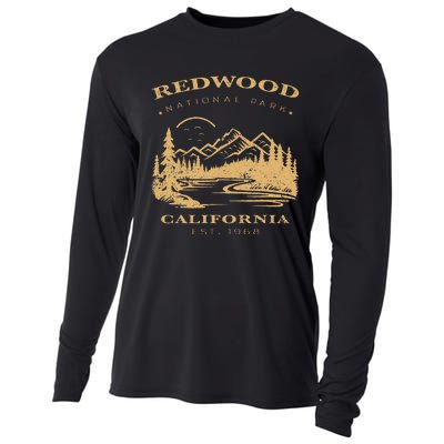 Redwood National Park Hiking Camping Cooling Performance Long Sleeve Crew