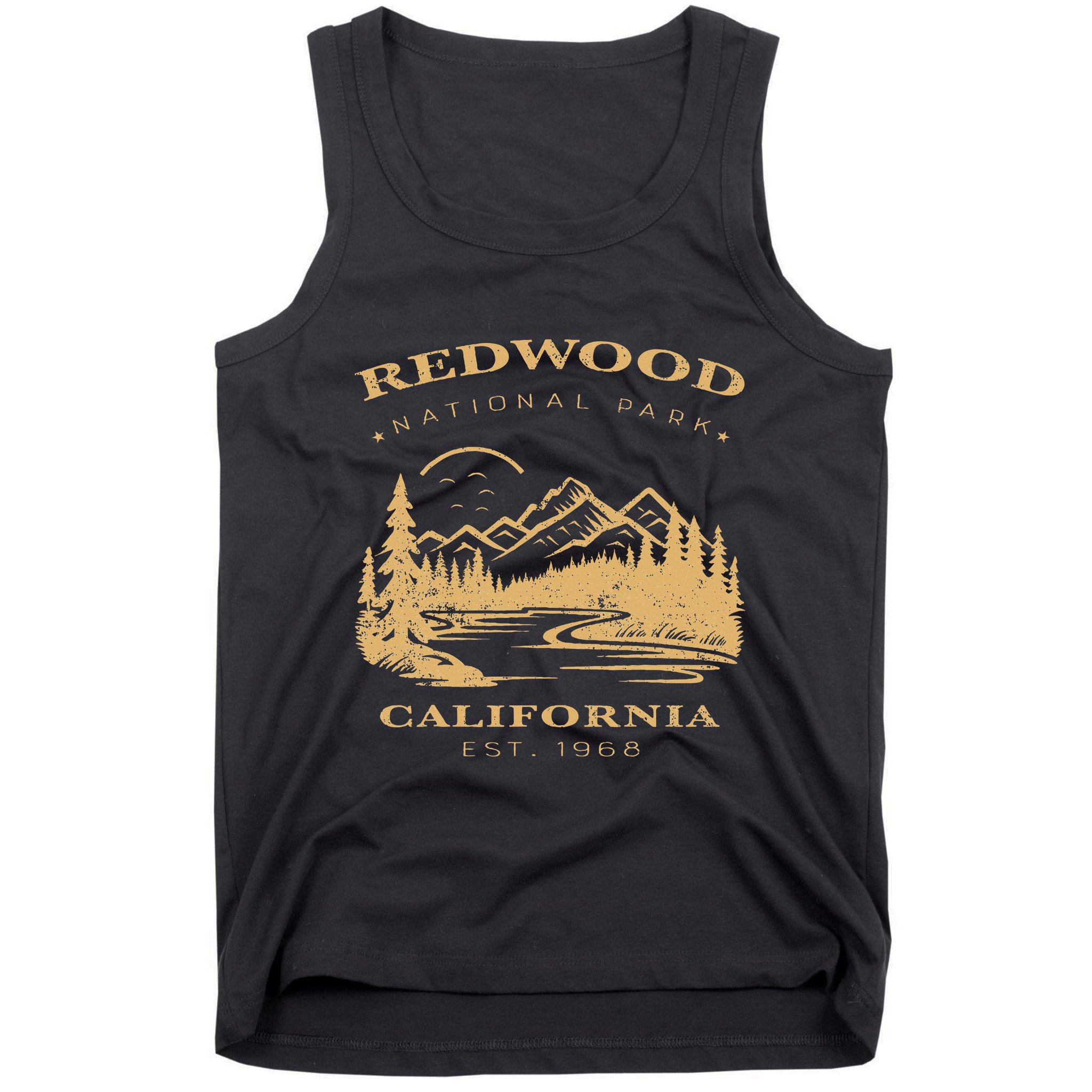 Redwood National Park Hiking Camping Tank Top