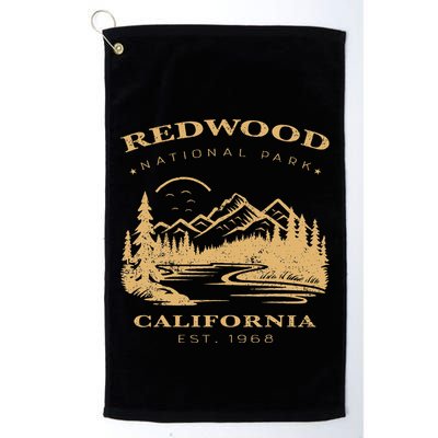 Redwood National Park Hiking Camping Golf Towel