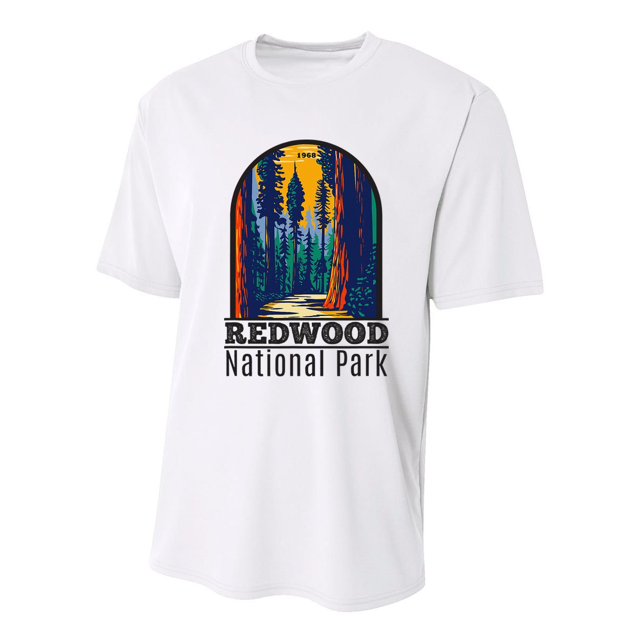 Redwood National Park Vintage Youth Performance Sprint T-Shirt