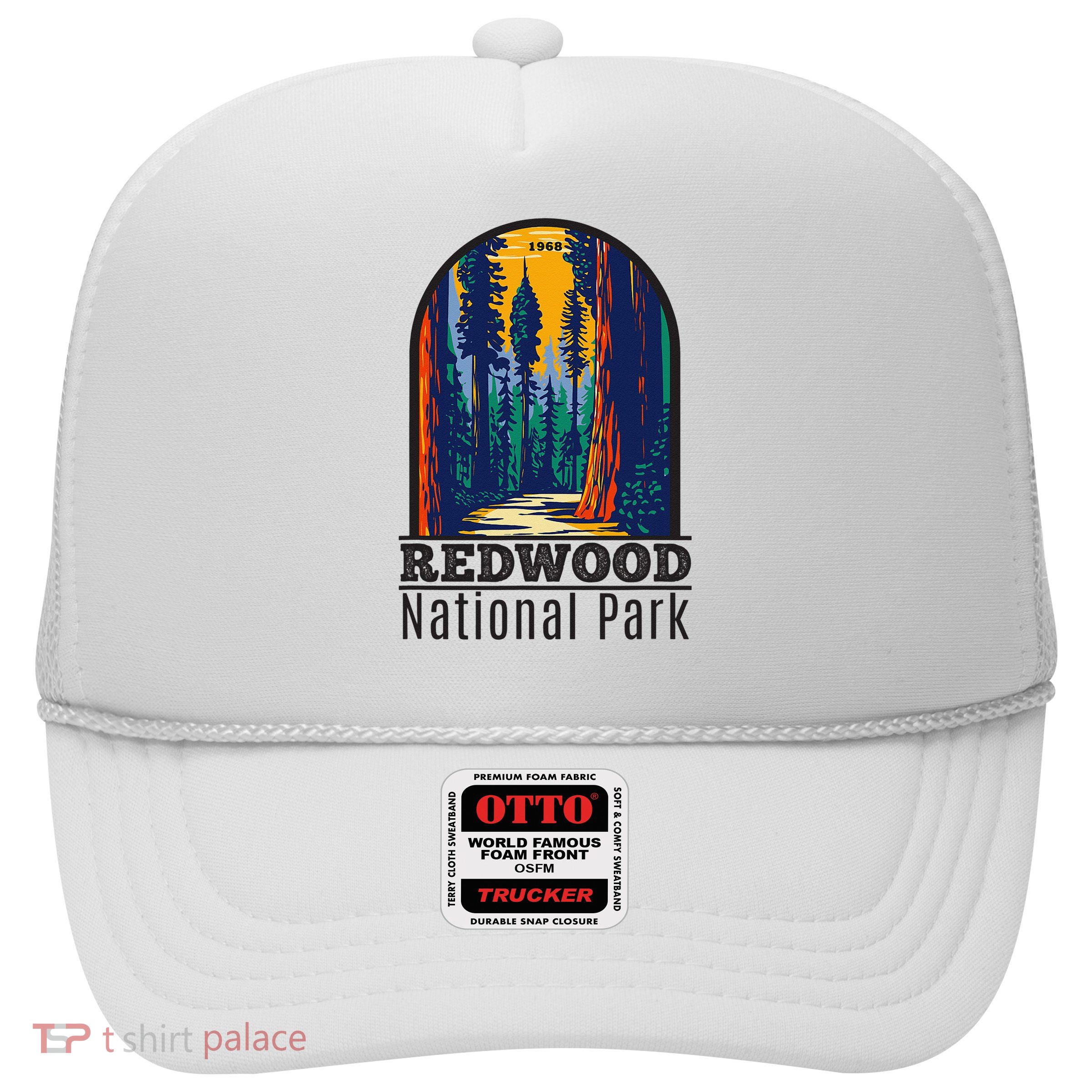 Redwood National Park Vintage Trucker Hat