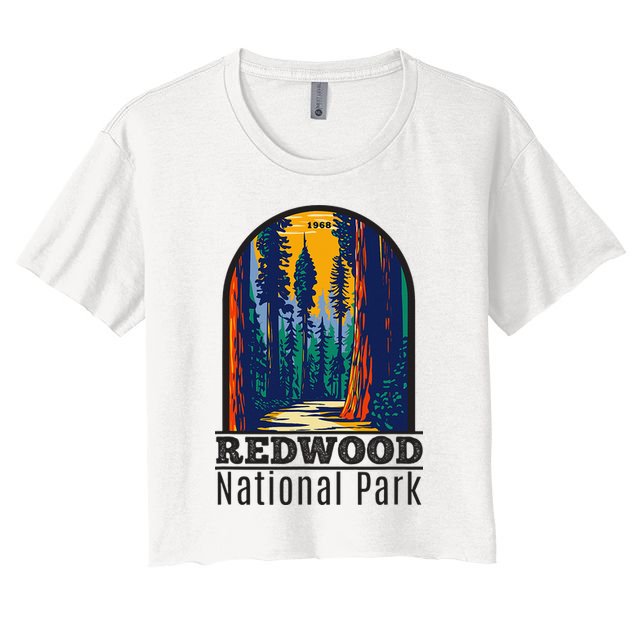 Redwood National Park Vintage Crop Top