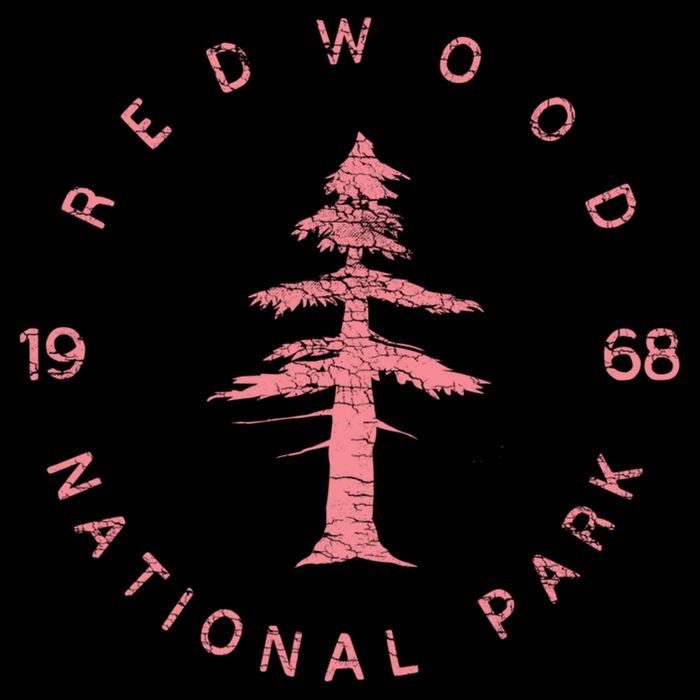 Redwood National Park Redwood Forest Design US Parks Wool Snapback Cap