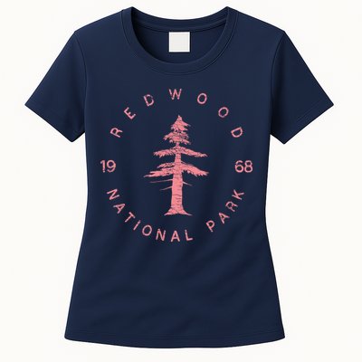 Redwood National Park Redwood Forest Design US Parks Womens T-Shirt