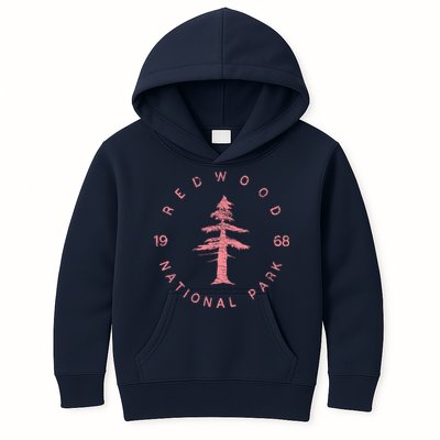 Redwood National Park Redwood Forest Design US Parks Kids Hoodie