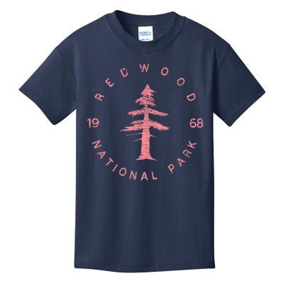 Redwood National Park Redwood Forest Design US Parks Kids T-Shirt