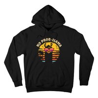 Retro No Probllama Vintage Llama Alpaca Gift Idea Hoodie