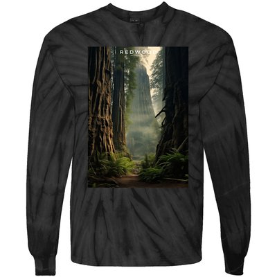 Redwood National Park Tie-Dye Long Sleeve Shirt