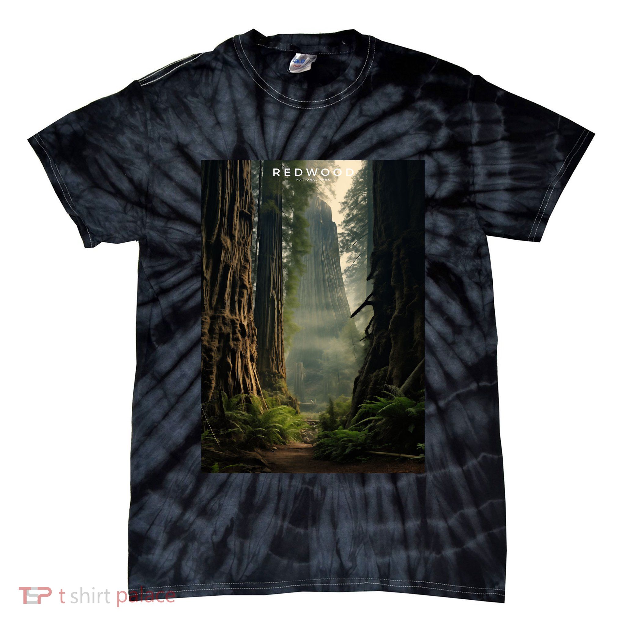 Redwood National Park Tie-Dye T-Shirt