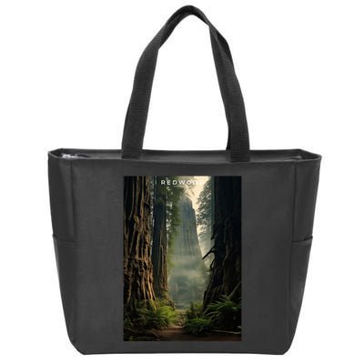 Redwood National Park Zip Tote Bag