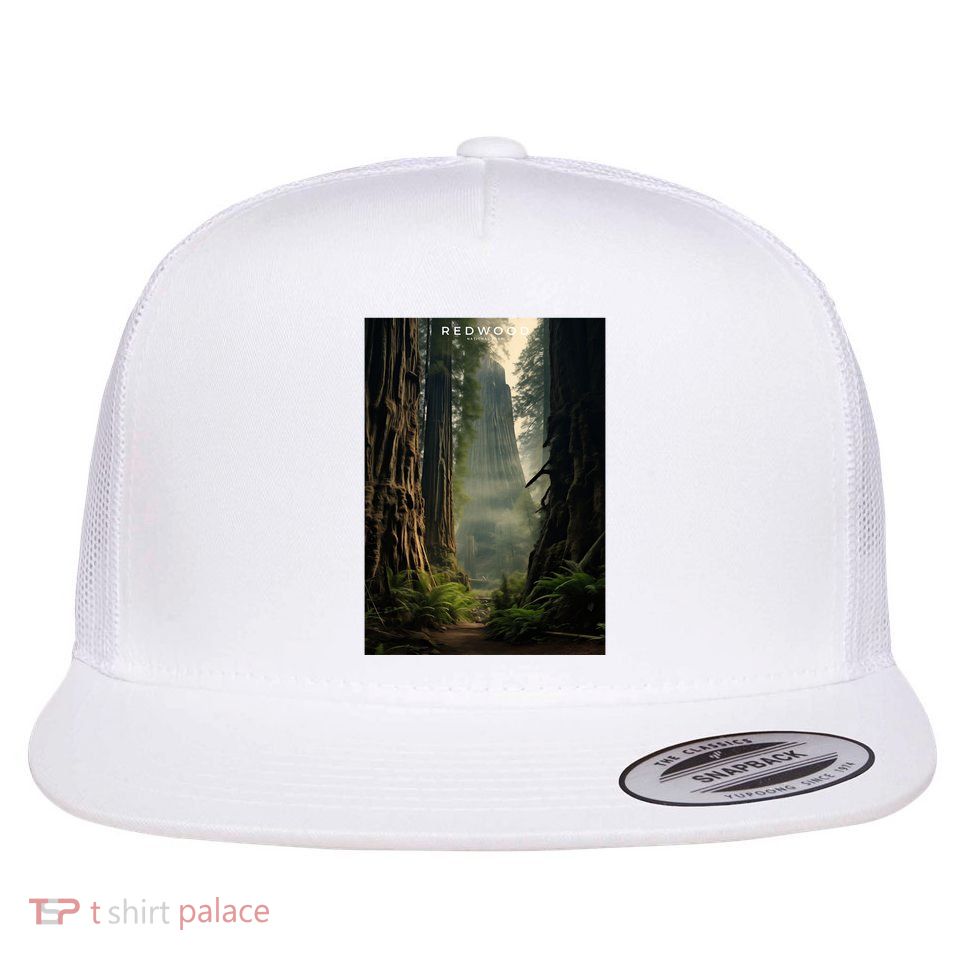 Redwood National Park Flat Bill Trucker Hat