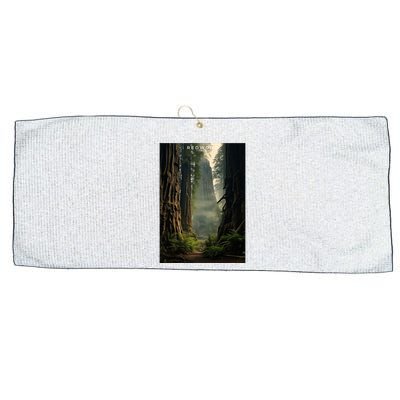 Redwood National Park Large Microfiber Waffle Golf Towel