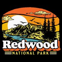 Redwood National Park Vintage 80s Retro California Mountains Womens Tank Top