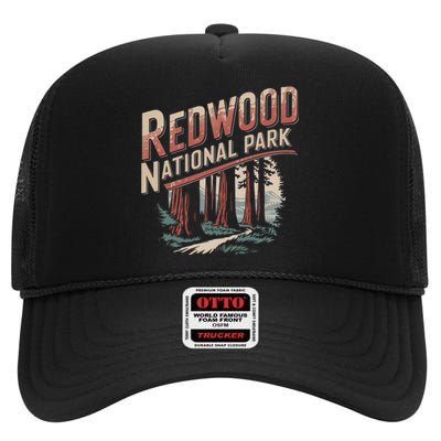 Redwood National Park High Crown Mesh Back Trucker Hat