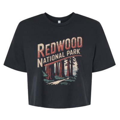 Redwood National Park Bella+Canvas Jersey Crop Tee