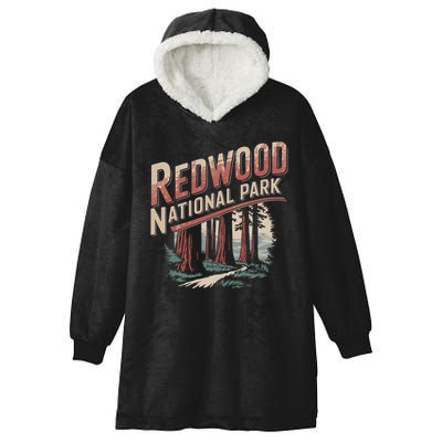 Redwood National Park Hooded Wearable Blanket