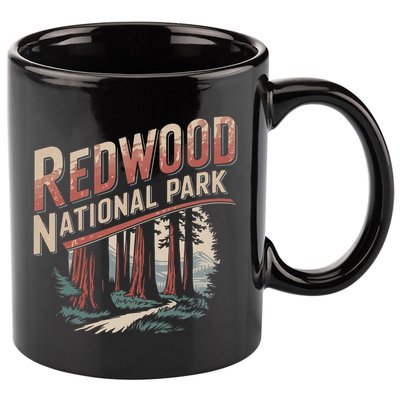 Redwood National Park 11oz C Handle Ceramic Mug