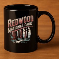 Redwood National Park 11oz C Handle Ceramic Mug