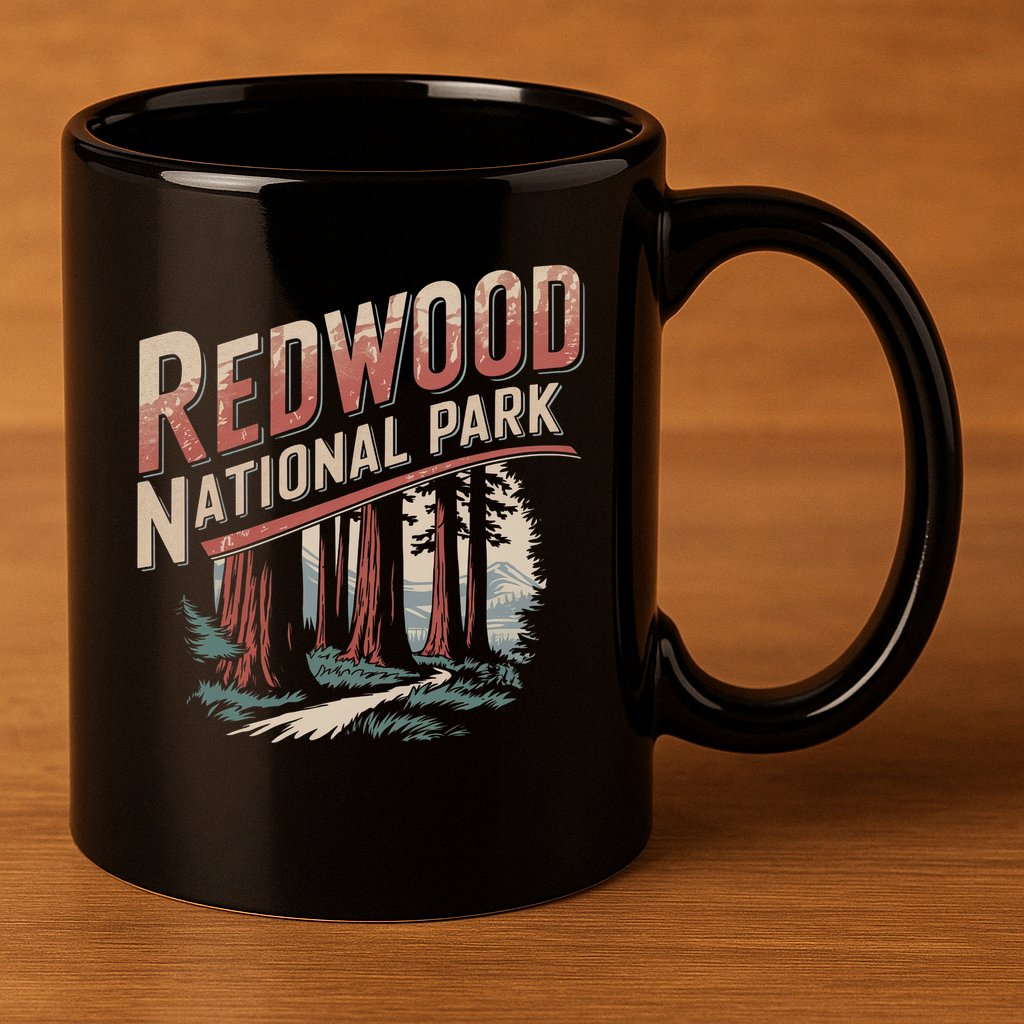Redwood National Park 11oz C Handle Ceramic Mug