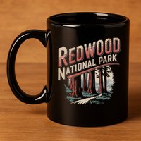 Redwood National Park 11oz C Handle Ceramic Mug
