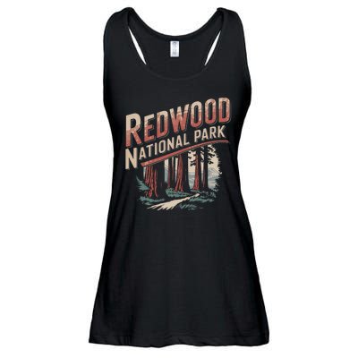 Redwood National Park Ladies Essential Flowy Tank