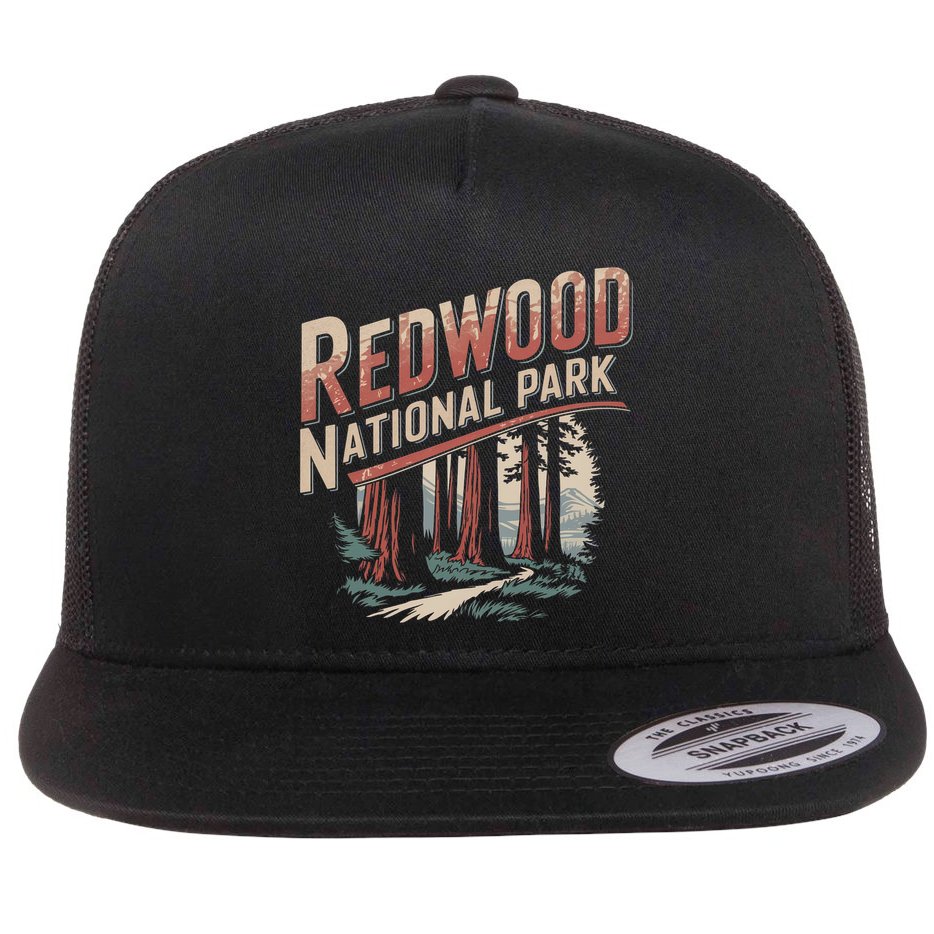 Redwood National Park Flat Bill Trucker Hat