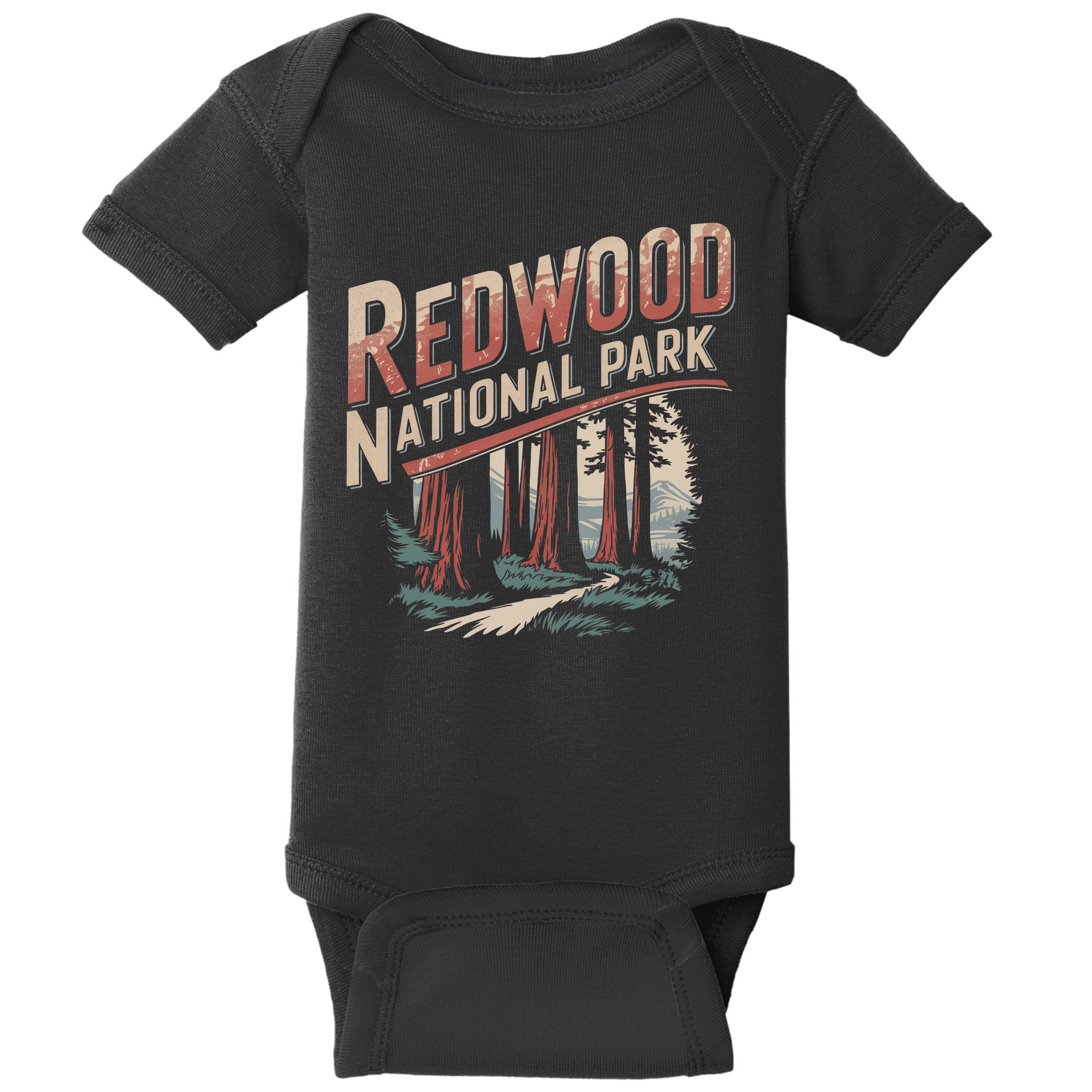 Redwood National Park Baby Bodysuit