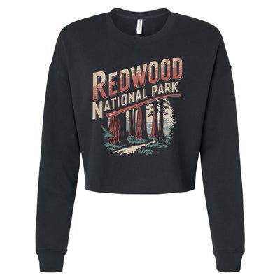 Redwood National Park Cropped Pullover Crew