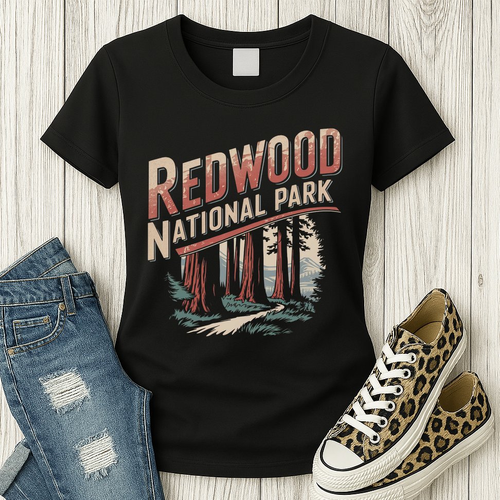Redwood National Park Womens T-Shirt