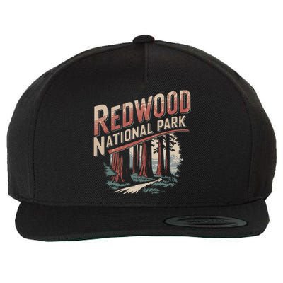 Redwood National Park Wool Snapback Cap