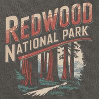 Redwood National Park Cotton Canvas Backpack