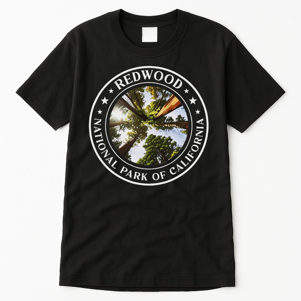 Redwood National Park Of California Redwood Forest Tall T-Shirt