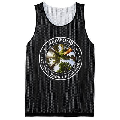 Redwood National Park Of California Redwood Forest Mesh Reversible Basketball Jersey Tank
