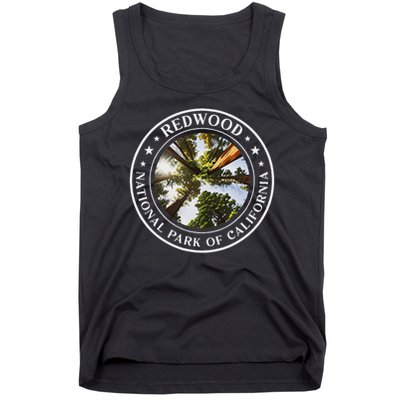 Redwood National Park Of California Redwood Forest Tank Top