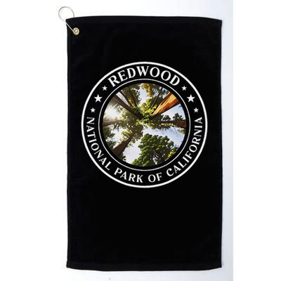 Redwood National Park Of California Redwood Forest Golf Towel