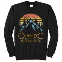 Retro National Park Washington Mountains Sweatshirt