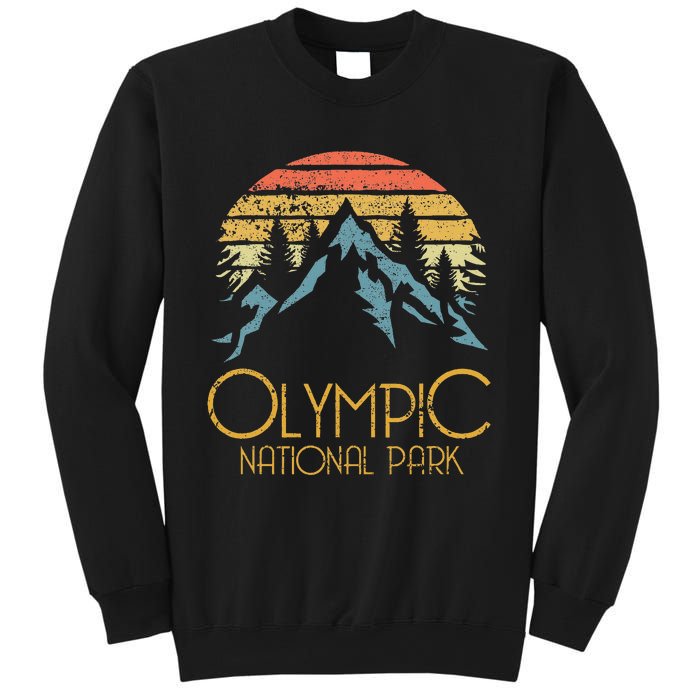 Retro National Park Washington Mountains Sweatshirt