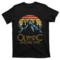 Retro National Park Washington Mountains T-Shirt