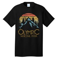 Retro National Park Washington Mountains Tall T-Shirt