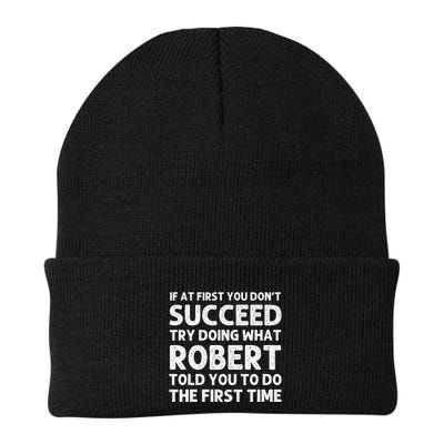 Robert Name Personalized Birthday Funny Christmas Joke Beanie