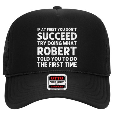 Robert Name Personalized Birthday Funny Christmas Joke Trucker Hat