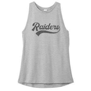 Raiders Name Ladies PosiCharge Tri-Blend Wicking Tank