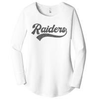 Raiders Name Women's Perfect Tri Tunic Long Sleeve Shirt