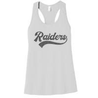 Raiders Name Women's Racerback Tank